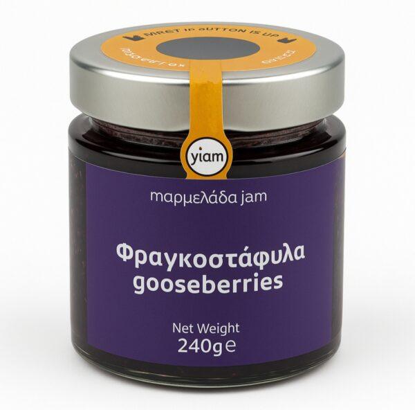 φραγκοστάφυλο με κόκκινο κρασί χωρίς ζάχαρη